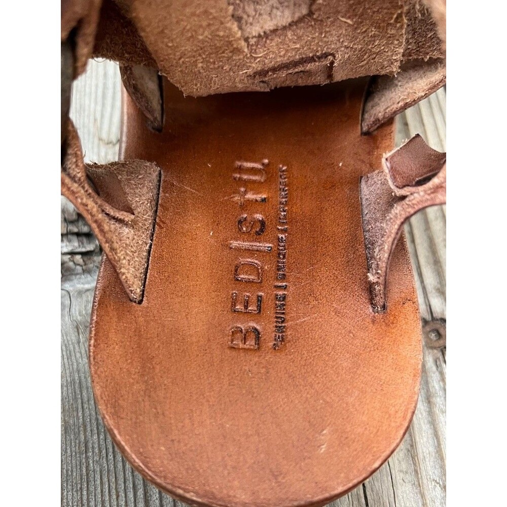 Bed Stu Free People Artemis Women's 6.5 Brown Leather Gladiator Sandals - Picture 9 of 13